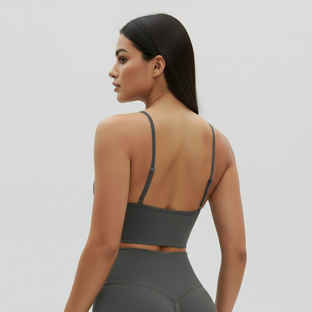 DEFY Dark Grey Sportsbra