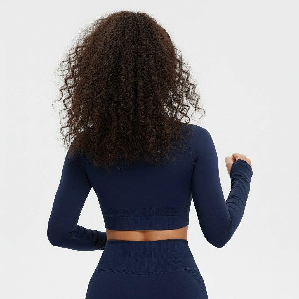 DEFY Dark Blue Longsleeve Top