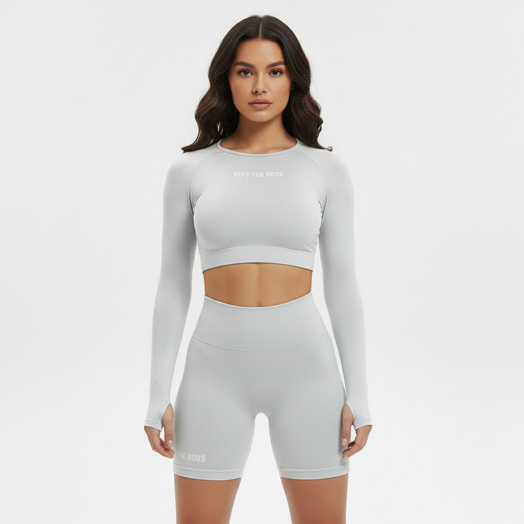 DEFY Light Grey Shorts