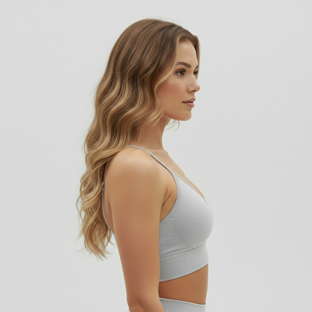 DEFY Light Grey Sportsbra