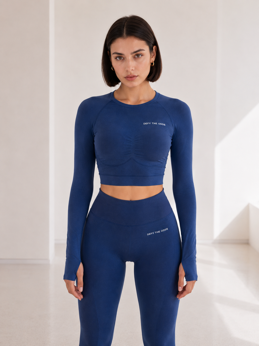 Defy Célline Long Sleeve Set • Royal Tide