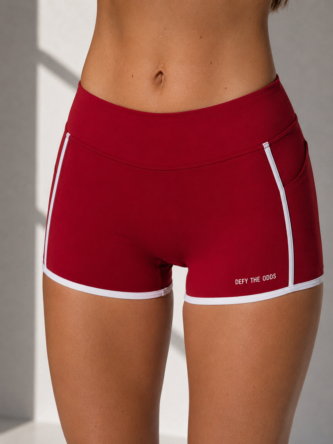 Defy Nineties Retro Pack Cut & Sew Shorts • Monaco Red