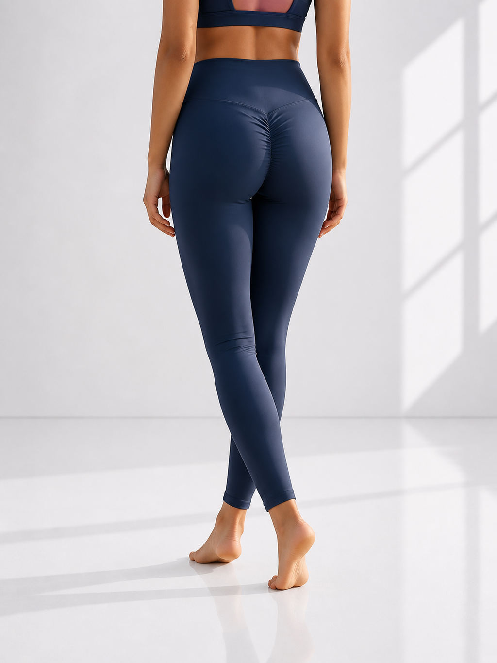 DEFY Blue Ink Seamless Leggings