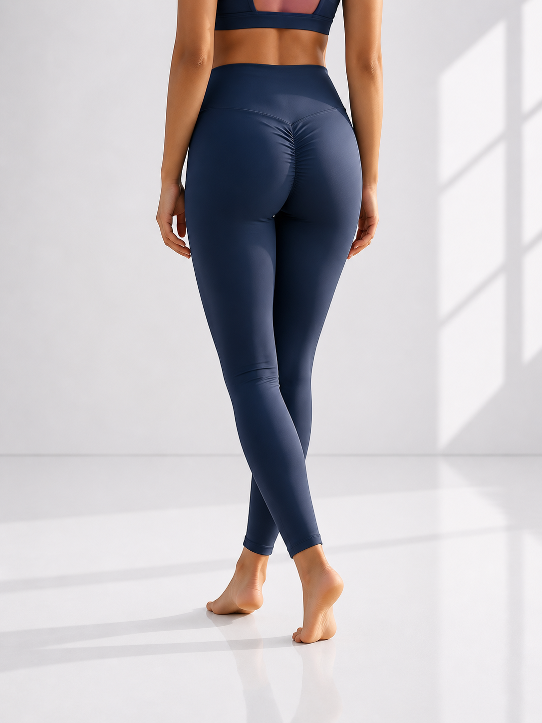 DEFY Blue Ink Seamless Leggings