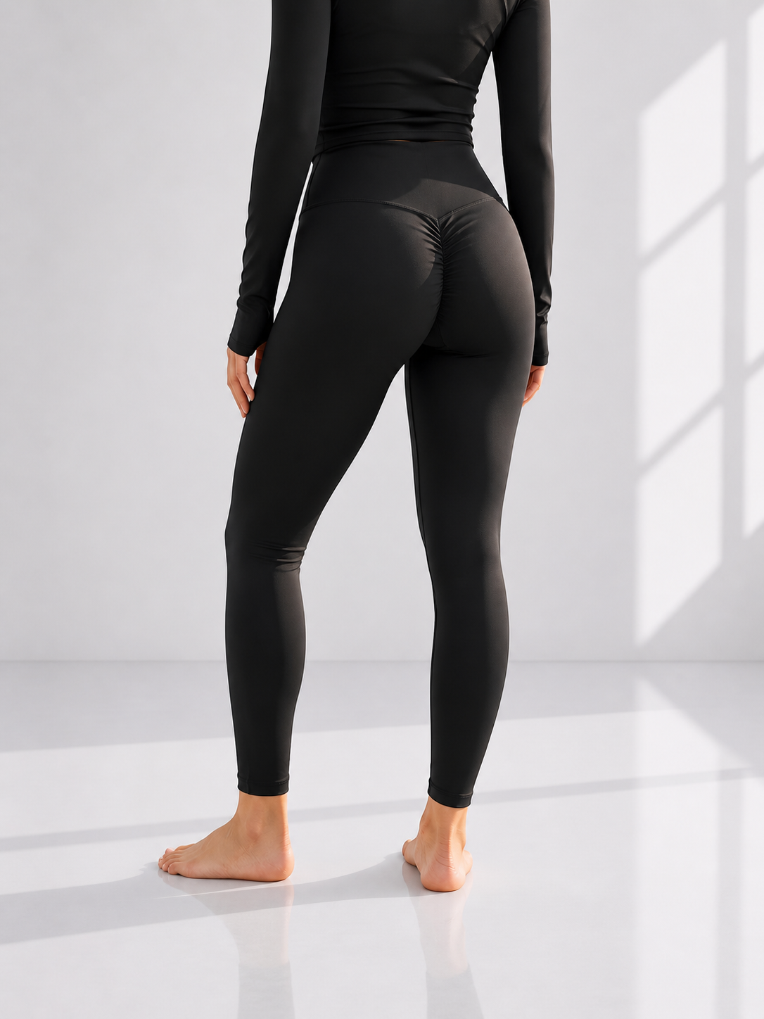 DEFY Black Bat Seamless Leggings