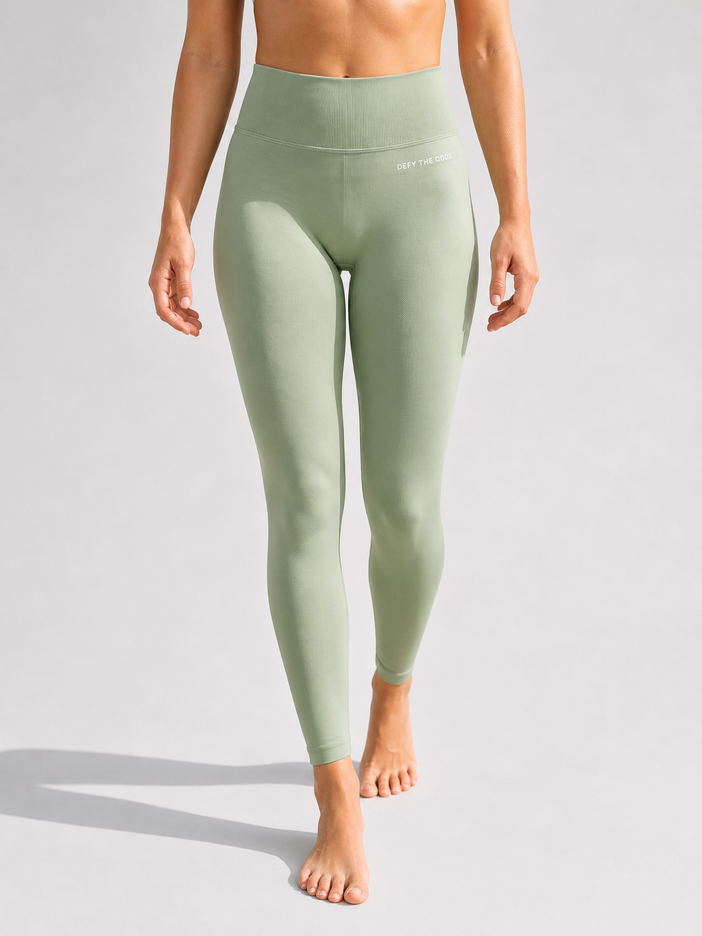 Defy Elara Scrunch Leggings • Pistachio Glow