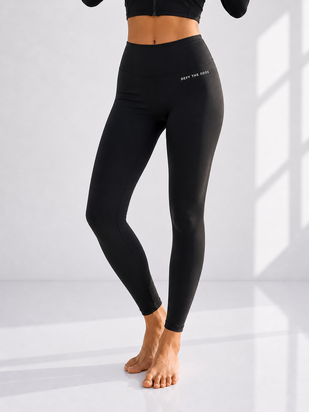 DEFY Black Bat Seamless Leggings